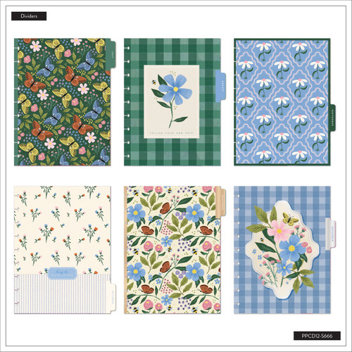 Happy Planner 12-Month Classic Disc Bound Planner-Country Charm Fabric - 5A003GW2-1HBZ0