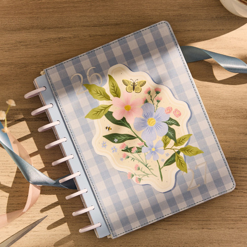 Happy Planner 12-Month Classic Disc Bound Planner-Country Charm Fabric - 5A003GW2-1HBZ0