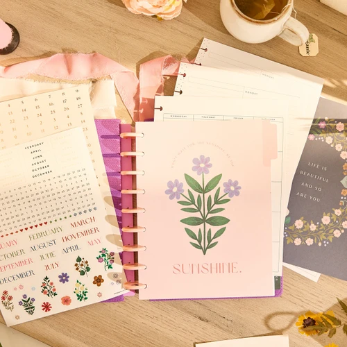 Happy Planner Classic Planner Extension Pack-Spring Tapestry - 5A003GXZ-1HBZ1