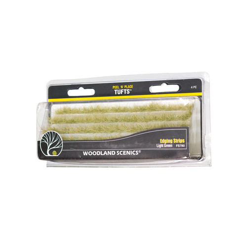 Woodland Scenics Tufts-Light Green Edging Strips - FS780 - 724771007807