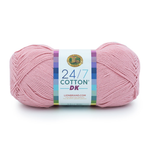 Lion Brand 24/7 Cotton DK Yarn-Cameo - 769-101 - 023032112565