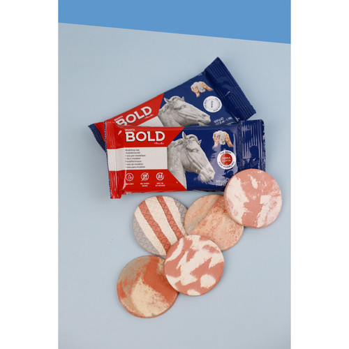 3 Pack - Smarta BOLD Air Dry Modeling Clay 500gr-Terra Cotta - A5003MNC-H1J4S