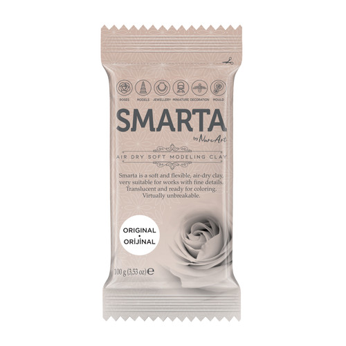 6 Pack - Smarta Air Dry Modeling Clay 100gr-Orignal (Translucent) - A5003MNL-H1J5H - 8682923974013