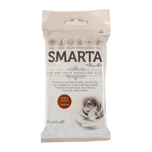 4 Pack - Smarta Air Dry Modeling Clay 250gr-Terra Cotta - A5003MNM-H1J5N - 8682923974297