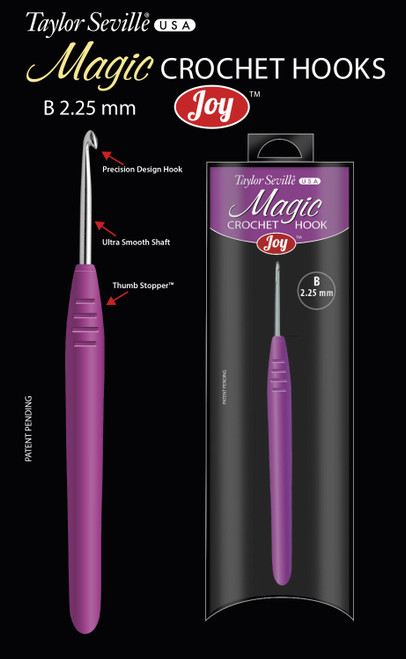 2 Pack - Taylor Seville Magic Series Crochet Hook-JOY Series - 5A003MQR-1HJ7Q - 766152220405