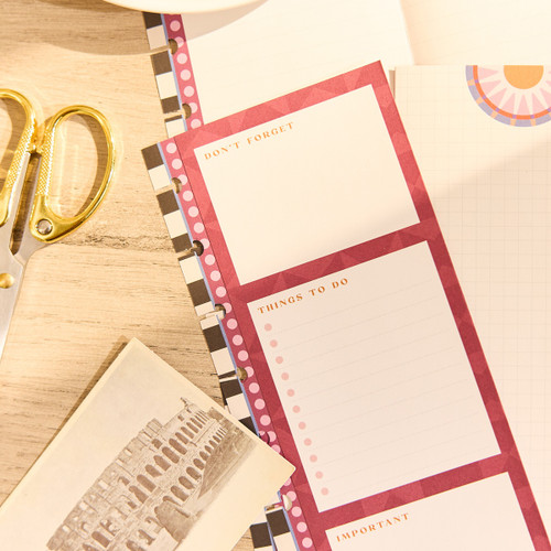 2 Pack - Happy Planner Classic Folded Fill Paper-Horizon Lines - 5A003GXC-1HC0C