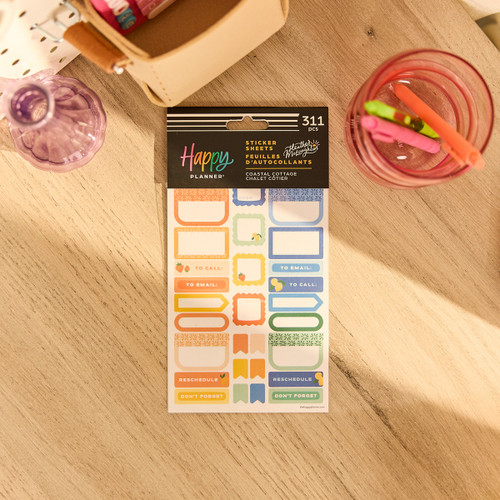 2 Pack - Happy Planner Sticker Value Pack 10/Sheets-Coastal Cottage - 5A003GWZ-1HBZV
