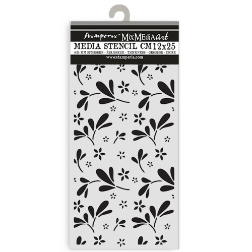 3 Pack - Stamperia Stencil 4.72"X9.84"-Family Big Flower Pattern - 5A003H5B-1HC8D - 5993110049500