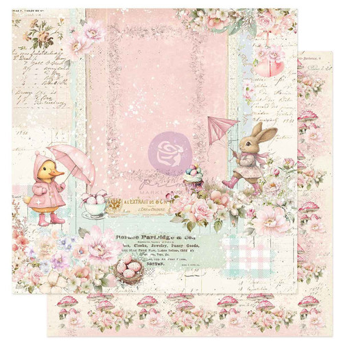 10 Pack - Frank Garcia Sweet Spring Doulbe-Sided Cardstock 12"X12"-Rainy Day Kisses - 5A003KV8-1HGBD - 655350982065