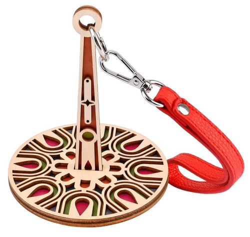 2 Pack - Hemptique Wrist Yarn Holder-Abstract Floral Wrist Yarn Holder - 5A003KSX-1HG8L