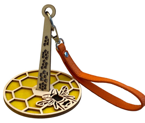 2 Pack - Hemptique Wrist Yarn Holder-Honey Bee Wrist Yarn Holder - 5A003KT2-1HG8N - 735942978055