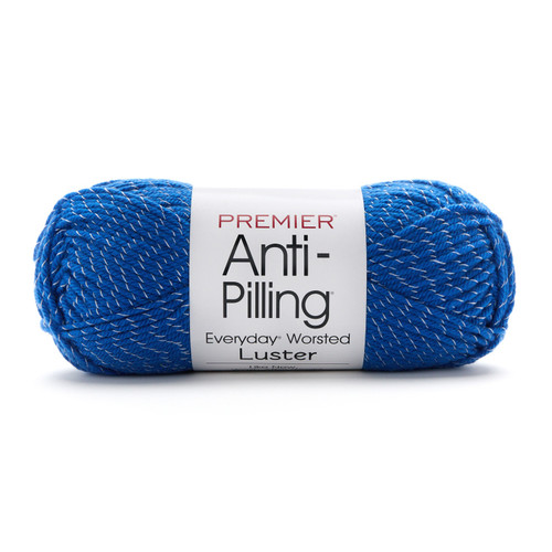 3 Pack - Premier Yarns Anti-Pilling Everyday Worsted Luster Yarn-Cobalt - 5A003KDV-1HFV0 - 840166861226