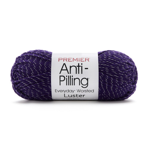 3 Pack - Premier Yarns Anti-Pilling Everyday Worsted Luster Yarn-Purple - 5A003KDV-1HFR9 - 840166861240