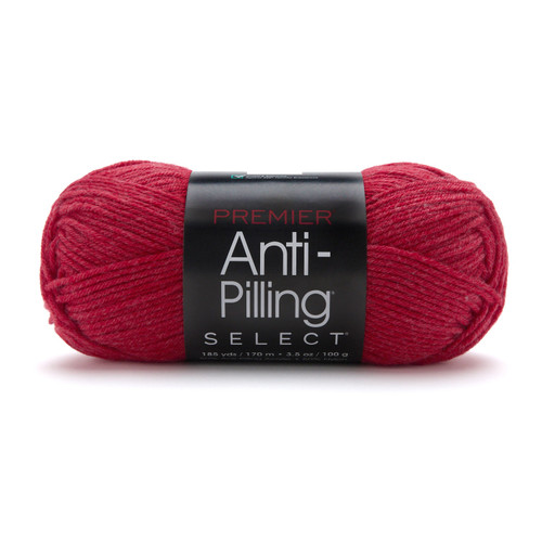 3 Pack - Premier Yarns Anti-Pilling Select Worsted Yarn-Crimson - 5A003KDS-1HFRW - 840166858196