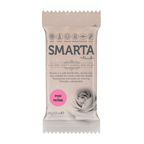 6 Pack - Smarta Air Dry Modeling Clay 100gr-Pink - A5003MNL-H1J58 - 8682923974532