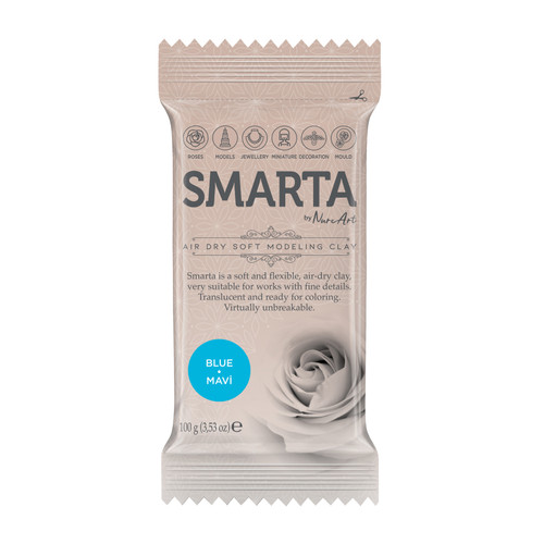6 Pack - Smarta Air Dry Modeling Clay 100gr-Blue - A5003MNL-H1J52 - 8682923974129