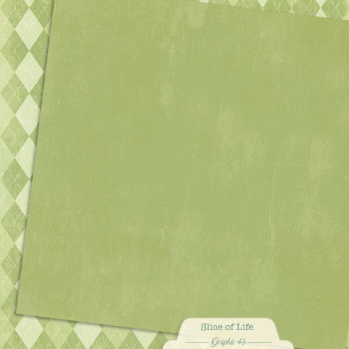 15 Pack - Graphic 45 Slice of Life Double-Sided Cardstock 12"X12"-Green Apple - 5A003RH5-1HMWK