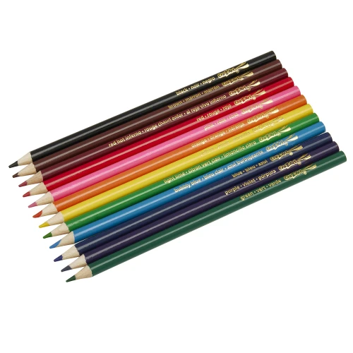 6 Pack - Cra-Z-Art Colored Pencils 12/Pkg-Assorted Unique Colors - 5A003MKG-1HJ1S