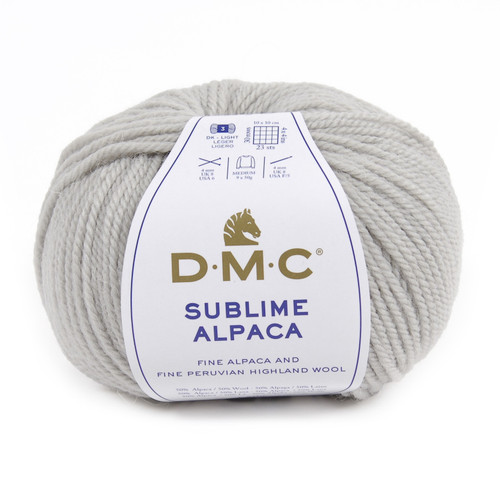 2 Pack - DMC Sublime Alpaca Yarn-Light Grey - 5A003Q8T-1HKYN - 3357995052925