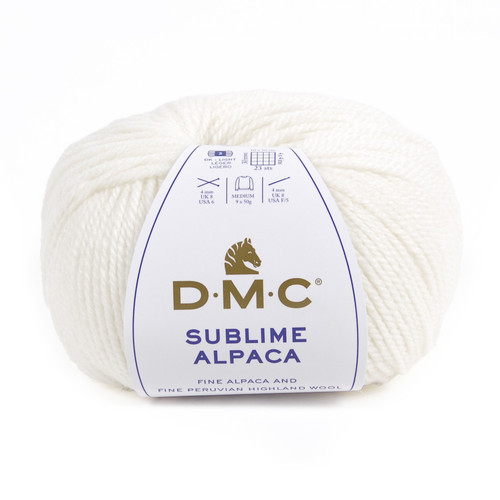 2 Pack - DMC Sublime Alpaca Yarn-White - 5A003Q8T-1HKYB - 3357995053083