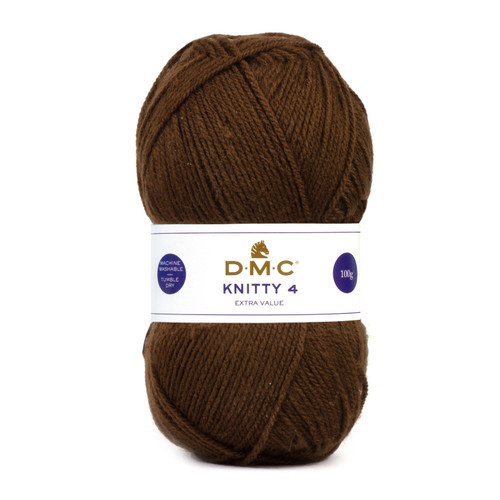 5 Pack - DMC Knitty 4 yarn-Dark Brown - 5A003Q8V-1HL5K - 0077540925131