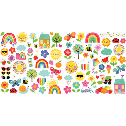 2 Pack - Bella Blvd Icons Ephemera-Walking on Sunshine - 5A003RJT-1HN84