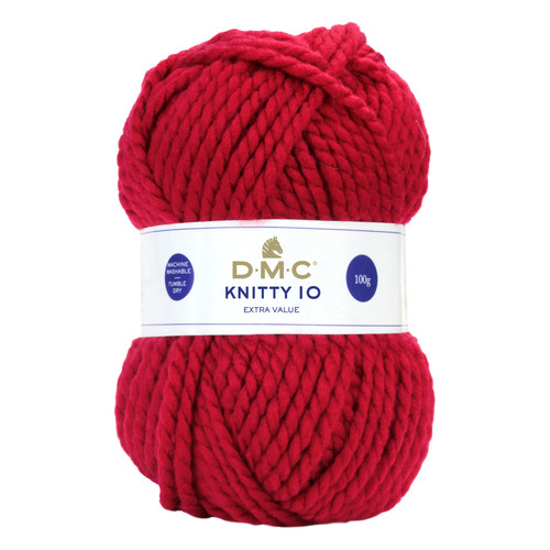 5 Pack - DMC Knitty 10 Yarn-Red - 5A003Q8R-1HKWP - 3357995028784