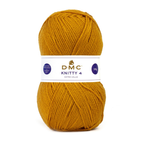 5 Pack - DMC Knitty 4 yarn-Mustard - 5A003Q8V-1HKX5 - 0077540949335
