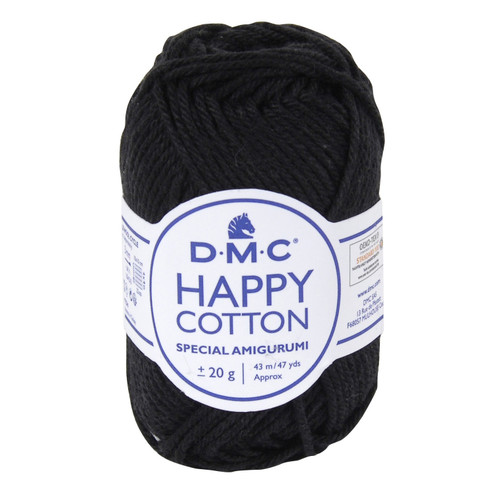 10 Pack - DMC Happy Cotton Yarn-Black - 5A003Q8S-1HLHH - 077540966646