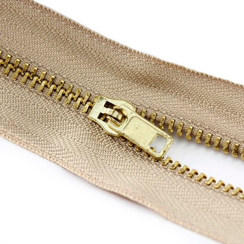 6 Pack - Avanti Brass Zipper 3"-Moonlight - 5A003SG2-1HPYZ - 700332333097
