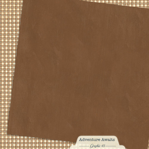 15 Pack - Graphic 45 Adventure Awaits Double-Sided Cardstock 12"X12"-Woodland Brown - 5A003RH3-1HMWS