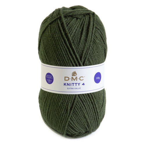 5 Pack - DMC Knitty 4 yarn-Dark Green - 5A003Q8V-1HKYT - 3357995020764