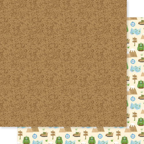 25 Pack - Bella Blvd Adventure Awaits Cardstock 12"X12"-Muddy Trail - 5A003RJ9-1HN6Z - 810176552230