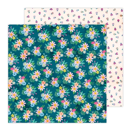25 Pack - Paige Evans Happy Haven Double-Sided Cardstock 12"X12"-#6 - A5002J61-G1KRC - 765468009117