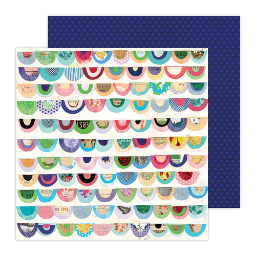 25 Pack - Vicki Boutin Cut & Paste Double-Sided Cardstock 12"X12"-#7 - A5002J4S-G1KS5 - 765468097145