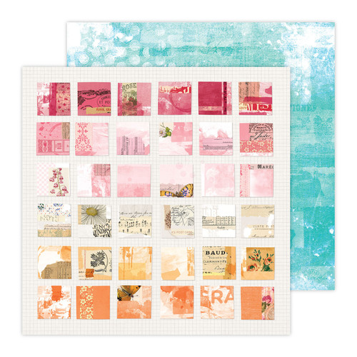 25 Pack - Vicki Boutin Cut & Paste Double-Sided Cardstock 12"X12"-#4 - A5002J4S-G1KSF - 765468092119