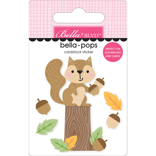 6 Pack - Bella Blvd Adventure Awaits Bella-Pops 3D Stickers-Nutty Little Friend - 5A003RJ7-1HN7D - 810176552407