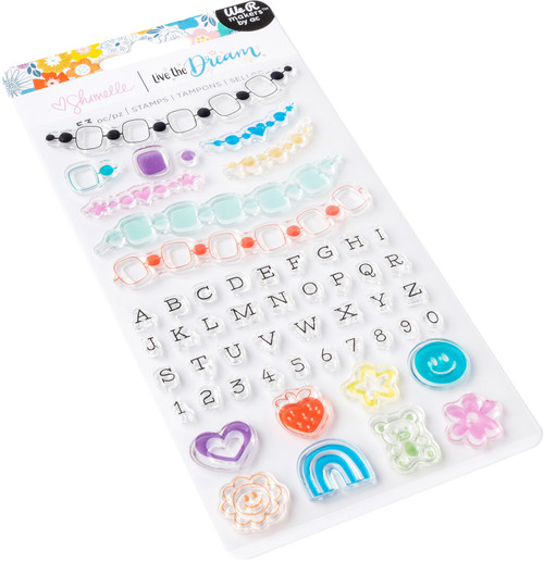3 Pack - Shimelle Live The Dream Stamp-Set - A5002J5J-G1KTG