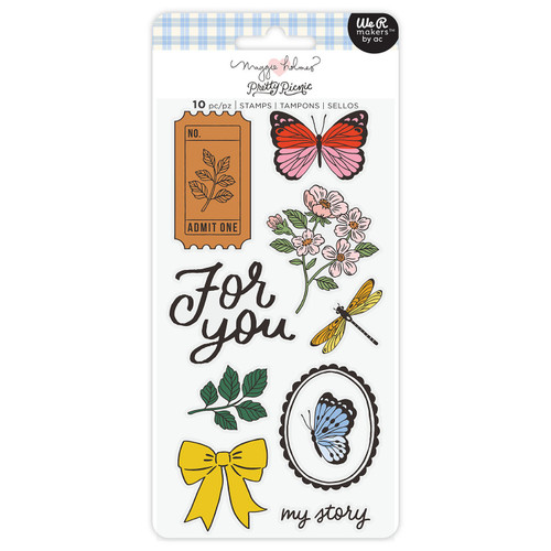 3 Pack - Maggie Holmes Pretty Picnic Stamp-Set - A5002J7G-G1KRJ - 718813160964