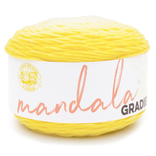 3 Pack - Lion Brand Mandala Gradient Yarn-Yellow - 5A0022TM-1GH04 - 023032135854