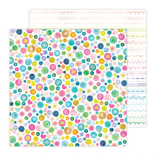 25 Pack - Paige Evans Happy Haven Double-Sided Cardstock 12"X12"-#3 - A5002J61-G1KT6 - 633356634294