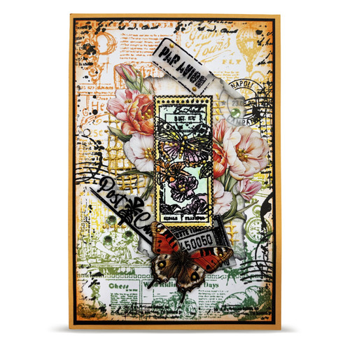 AALL And Create A7 Photopolymer Clear Stamp Set-Miniature Postage Stamps - 5A003T0M-1HPFK