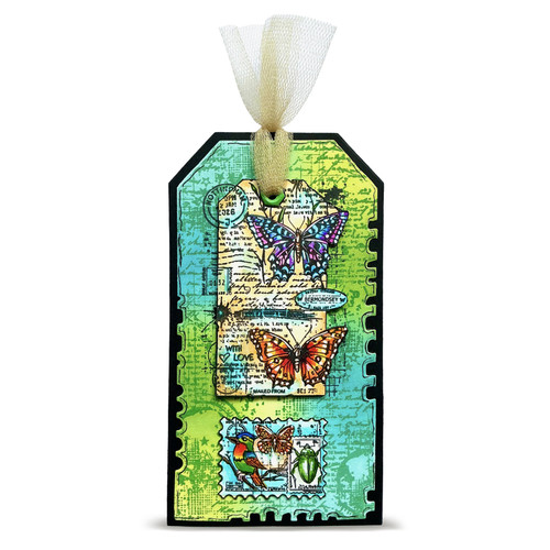 AALL And Create A7 Photopolymer Clear Stamp Set-Miniature Postage Stamps - 5A003T0M-1HPFK