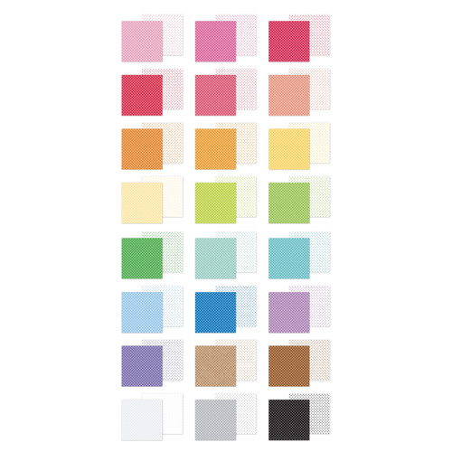 Doodlebug Double-Sided Paper Pad 6"X8"-Swiss-Dot - 5A003T7T-1HQ2Q