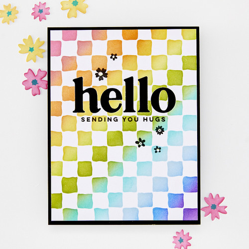 Hero Arts Color Layering Stencils-Check Please - 5A003SPH-1HP8Q