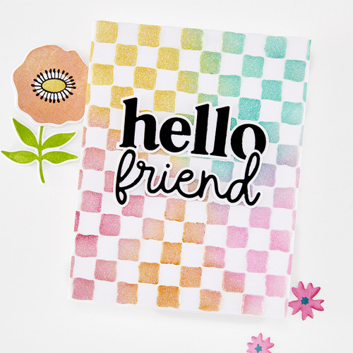 Hero Arts Color Layering Stencils-Check Please - 5A003SPH-1HP8Q