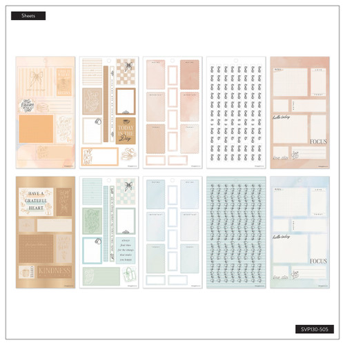 Happy Planner 30 Sheet Sticker Value Pack-Pastel Poetry - 5A003LS0-1HH1H