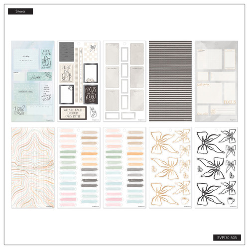 Happy Planner 30 Sheet Sticker Value Pack-Pastel Poetry - 5A003LS0-1HH1H