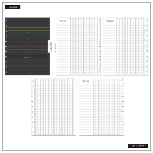 Happy Planner Big 12 Month Disc Bound Dated Planner-School Doodles Ivory - 5A003LRX-1HH1J Happy Planner Big 12 Month Disc Bound Dated Planner-School Doodles Ivory - 5A003LRX-1HH1J