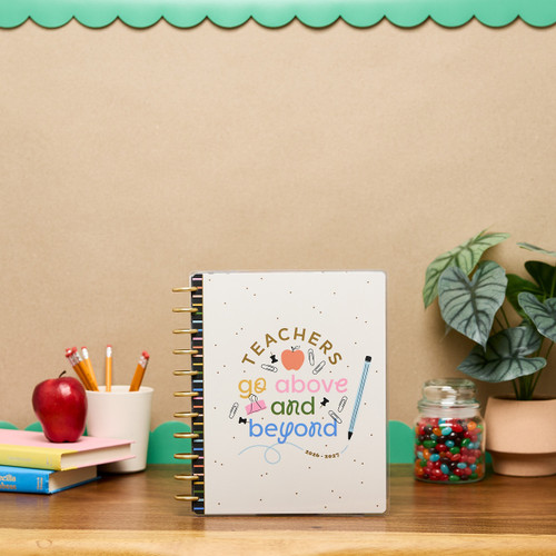Happy Planner Big 12 Month Disc Bound Dated Planner-School Doodles Ivory - 5A003LRX-1HH1J Happy Planner Big 12 Month Disc Bound Dated Planner-School Doodles Ivory - 5A003LRX-1HH1J